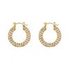 Olivia Le Women's Gold Sloan Cubic Zirconia Hoops