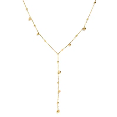 Olivia Le Women's Golden Beads Lariat Necklace