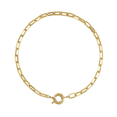 Olivia Le Women's Linked Up Gold Links Necklace