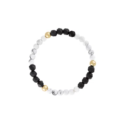 Olivia Le Women's Neutrals Dreamy Black & White Gem Bracelet In Multi
