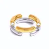 Olivia Le Women's Silver Art Deco Dimensional Ring