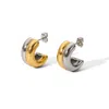 Olivia Le Women's Silver Santos Double Layered Huggie Earrings