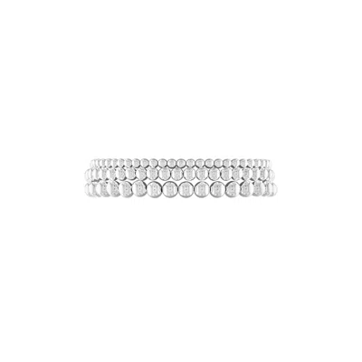Olivia Le Women's Sterling Silver Trio Stack Bracelet Set