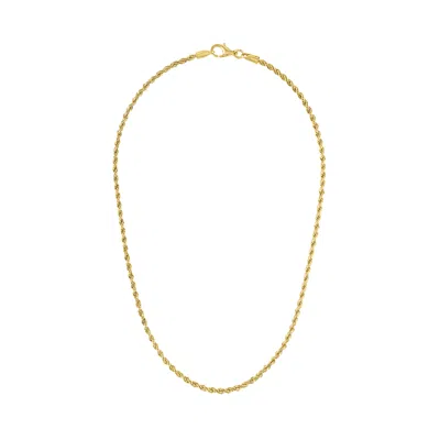 Olivia Le Women's Venice Twisted Gold Filled Rope Necklace
