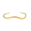 Olivia Le Women's Wave Minimalist Gold Cuff Bracelet In Gold