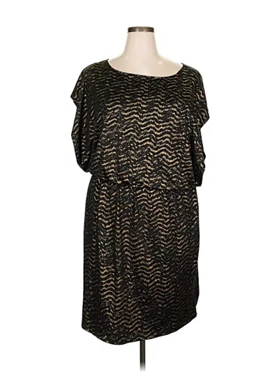 Pre-owned Olivia Matthews Casual Dress In Black