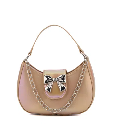 Olivia Miller Amina Crossbody Bag In Gold Iridescent