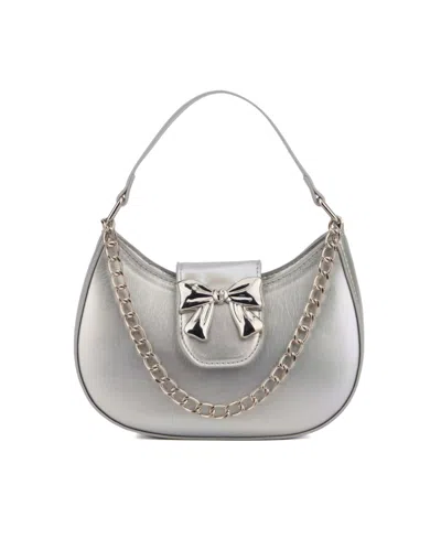 Olivia Miller Amina Crossbody Bag In Silver
