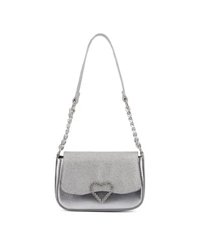 Olivia Miller Amora Shoulder Bag In Silver