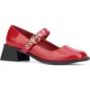 Olivia Miller Asteroid Mary Jane Flat In Red