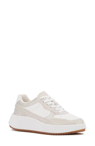 Olivia Miller Beauty Queen Sneaker In Bone