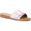 Olivia Miller Bendy Comfort Slide Sandal In Lilac
