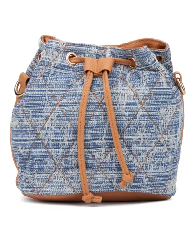 Olivia Miller Benedetta Crossbody Bag In Denim Blue