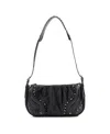 Olivia Miller Bianca Shoulder Bag In Black Metallic