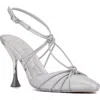 Olivia Miller Celestial Pointed Toe Pump In Silver