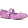 Olivia Miller Dawn Studded Mary Jane Flat In Lavender