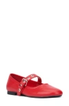 Olivia Miller Element Mary Jane Flat In Red