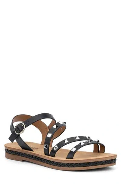 Olivia Miller Khloe Studded Sandal In Black