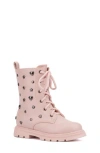 Olivia Miller Kids' Astro Stud Combat Boot In Pink