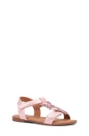 Olivia Miller Kids' Butterfly Ankle Strap Sandal In Pink