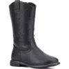 Olivia Miller Kids' Chasing Starz Mid Calf Boot In Black