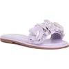 Olivia Miller Kids' Flower Slide Sandal In Lilac