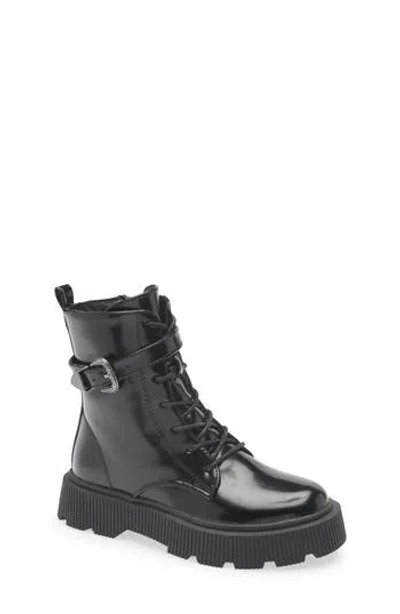 Olivia Miller Kids' Little Dipper Combat Boot In Black