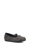 Olivia Miller Kids' Moon Light Mary Jane Flat In Black