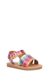 Olivia Miller Kids' Rainbow Metallic Sandal