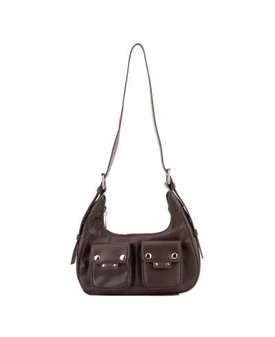 Olivia Miller Lara Shoulder Bag In Chocolate