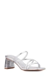 Olivia Miller Limelight Sandal In Silver