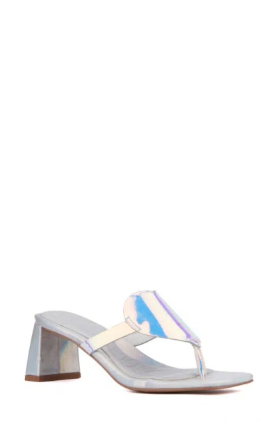 Olivia Miller Lover Gurl Sandal In Iridescent