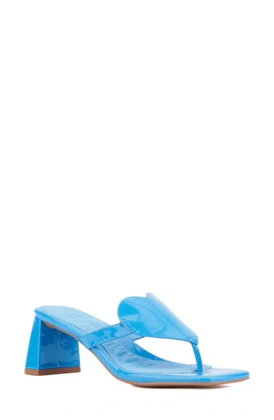 Olivia Miller Lover Gurl Sandal In Neon Blue
