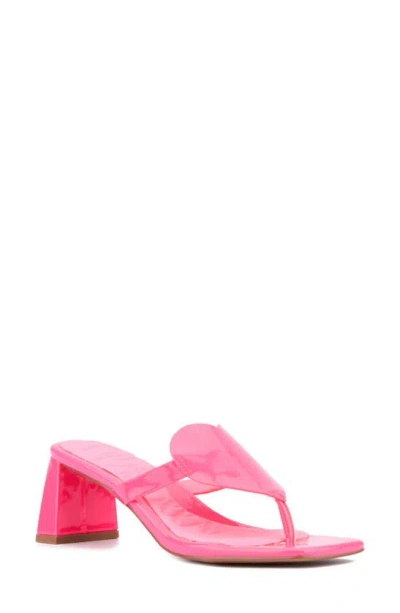 Olivia Miller Lover Gurl Sandal In Neon Pink