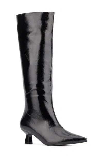 Olivia Miller Mars Knee High Boot In Black