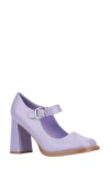 Olivia Miller Mercury Mary Jane Pump In Purple