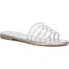 Olivia Miller Nadia Slide Sandal In Silver