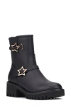 Olivia Miller Neptune Lug Sole Boot In Black