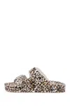 Olivia Miller Omg Leopard Double Buckle Sandal In Leopard