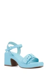 Olivia Miller Slay Block Heel Sandal In Light Blue