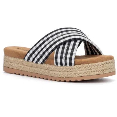Olivia Miller Summer Daze Womens Platforms Slip On Espadrilles