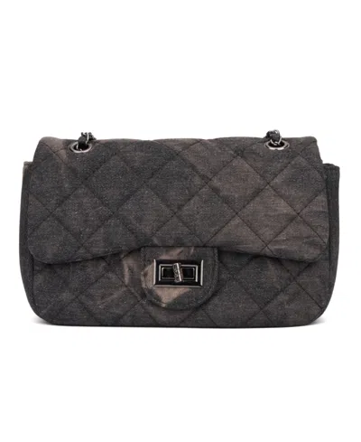 Olivia Miller Valentina Crossbody Bag In Black Faded