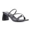 Olivia Miller Womens Limelight Heeled Sandals In Black