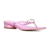Olivia Miller Womens Love Buzz Heeled Sandals In Pink