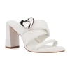 Olivia Miller Womens Lovey Dovey Heeled Sandals In White