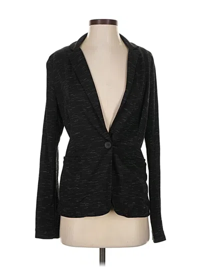 Pre-owned Olivia Moon Blazer Jacket In Black