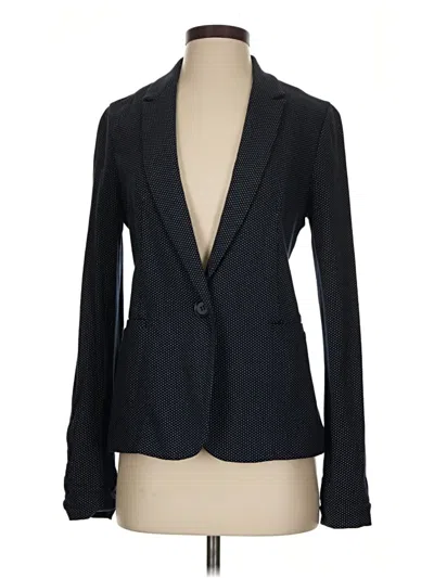 Pre-owned Olivia Moon Blazer Jacket In Black