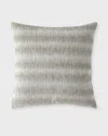 Olivia Quido Arctic Reversible Euro Sham In Silver