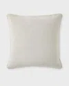 Olivia Quido Illusion Solid Euro Sham In White