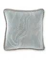 Olivia Quido Manon 20" Decorative Pillow In Light/pastel Blue
